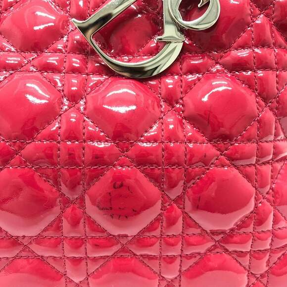 Christian Dior Dior M0955PVR Cannage Soft Enamel Lady Bag Chain Shoulder Tote... - Picture 13 of 15